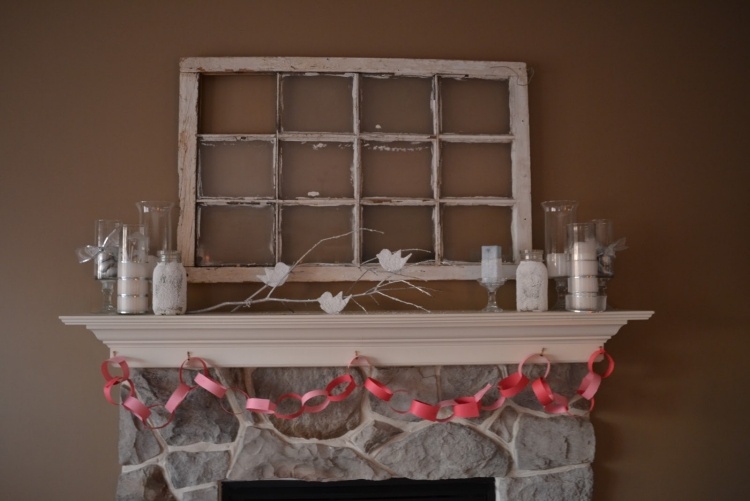 Diy déco 55 idées pour réutiliser le cadre d'une vieille fenêtre Cheminée décor Vieille