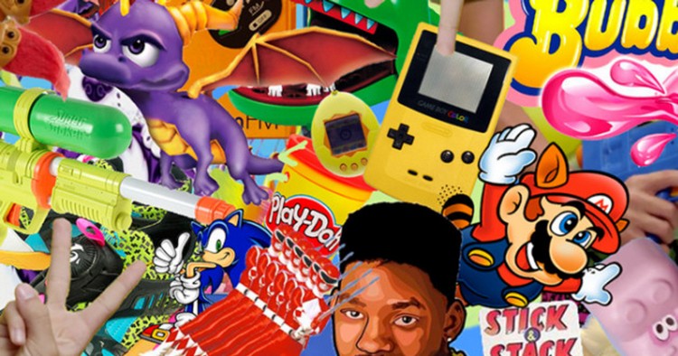jouets personnages emblématiques les années 90