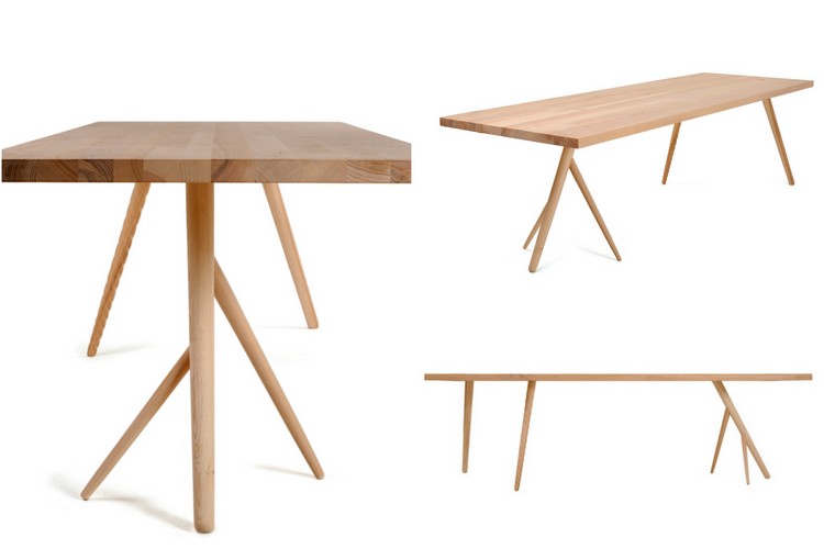 mobilier-design-Branchmark-Zanat-table-manger-bois-clair-pieds-originaux