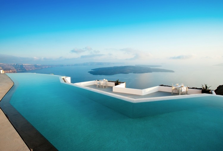 Piscine à Débordement Avec Vue Imprenable 25 Designs