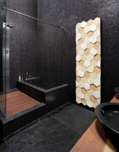 radiateur électrique design alvéoles hexagonales Honey Caleido