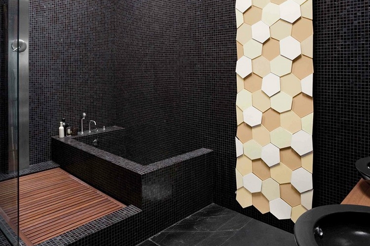 radiateur électrique design alvéoles hexagonales Honey Caleido