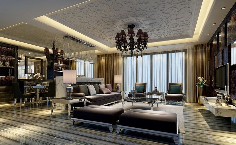 Tendances 2015 du design d'intérieur – top 20 des éléments Plint désign plafond