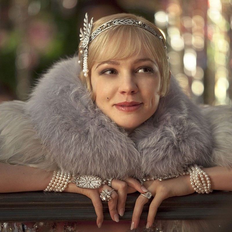 bandeau bijoux fourrure années 20 inspirés Gatsby Magnifique