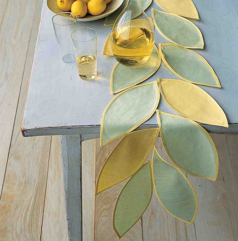 bricolage-facile-feuilles-automne-deco-table-citrons