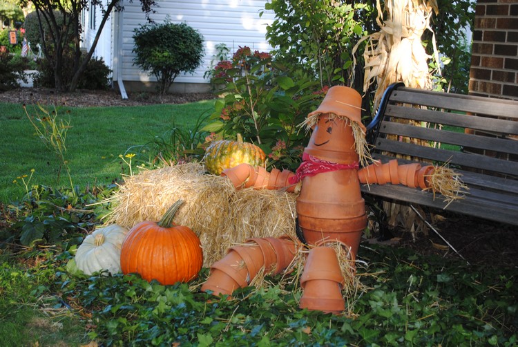 bricolage-maison facile décoration Halloween pots argile