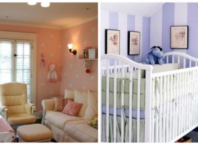 chambre-bebe-canape-droit-rembouree-mur-rose-lit