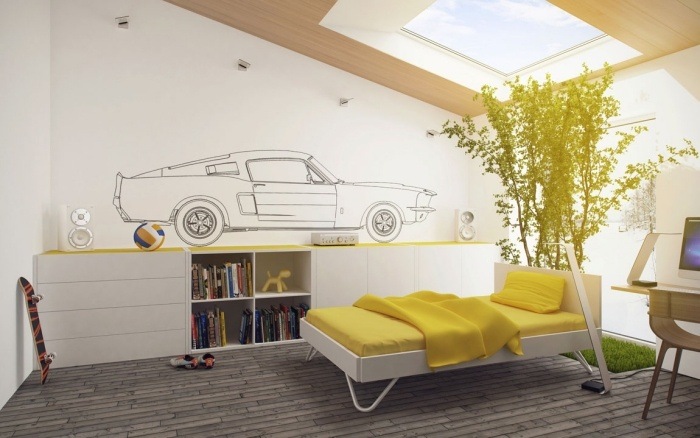 Chambre sous combles: 35 idées pour enfants et adolescents Idées Chambre Enfant