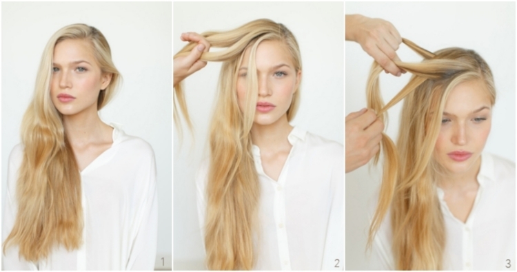 Coiffure facile à faire en 50 idées cheveux longs et mi-longs