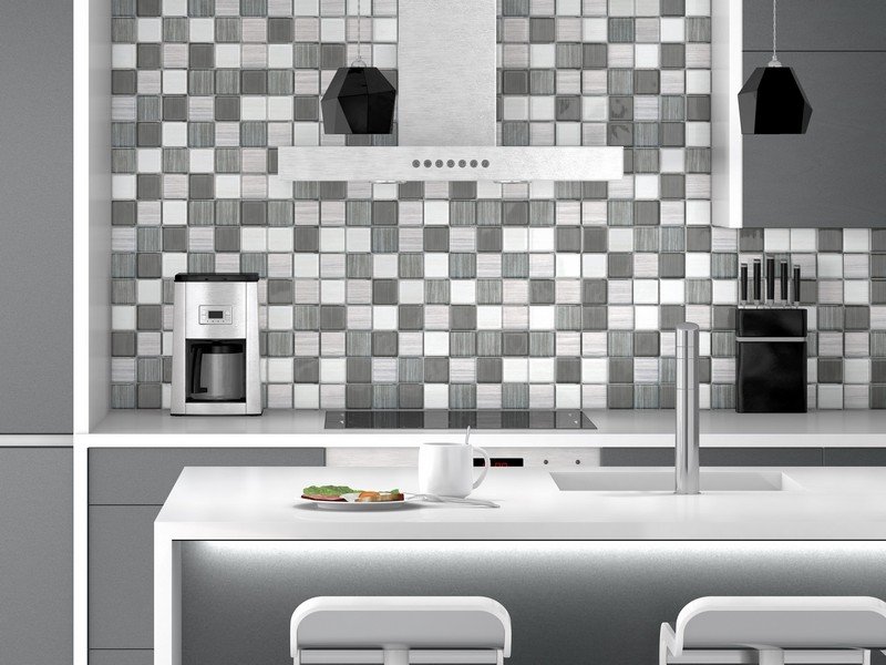Crédence cuisine carreaux de ciment patchwork et artistique Vintage inspiration Dosseret