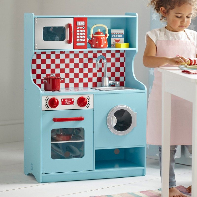 cuisine-enfant-bois-cuisiniere-machine-laver-table-manger