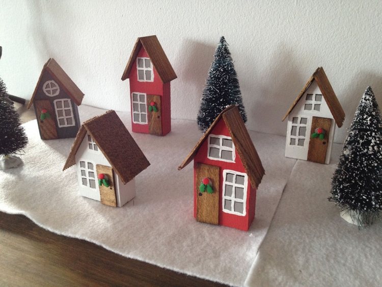 Décoration scandinave et sapin de noël en bois en 55 idées! Manger salle Créatif à Scandinave