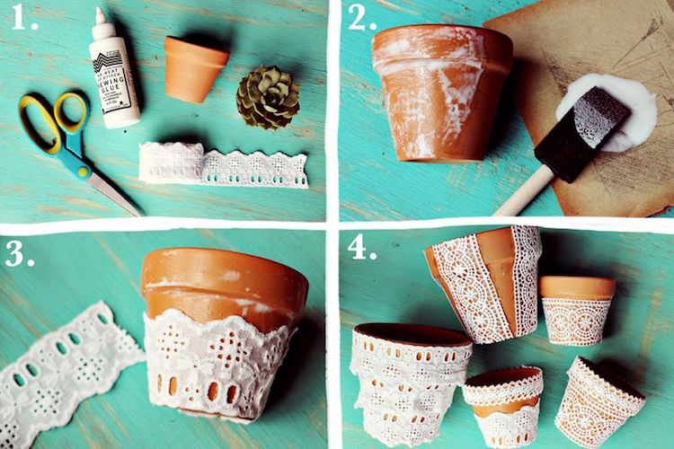 Déco jardin DIY: 35 idées pour intégrer les pots en terre cuite
