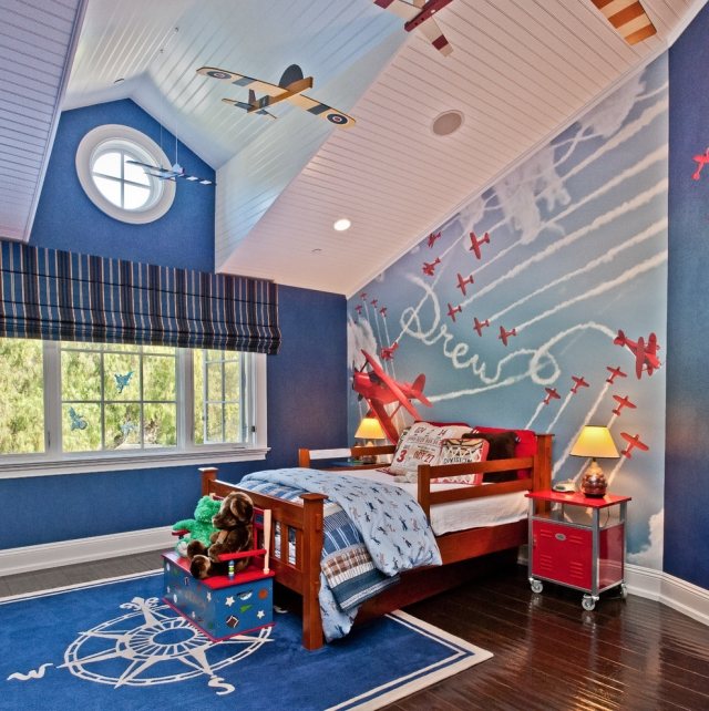 deco-plafond-chambre-enfant-theme-avions