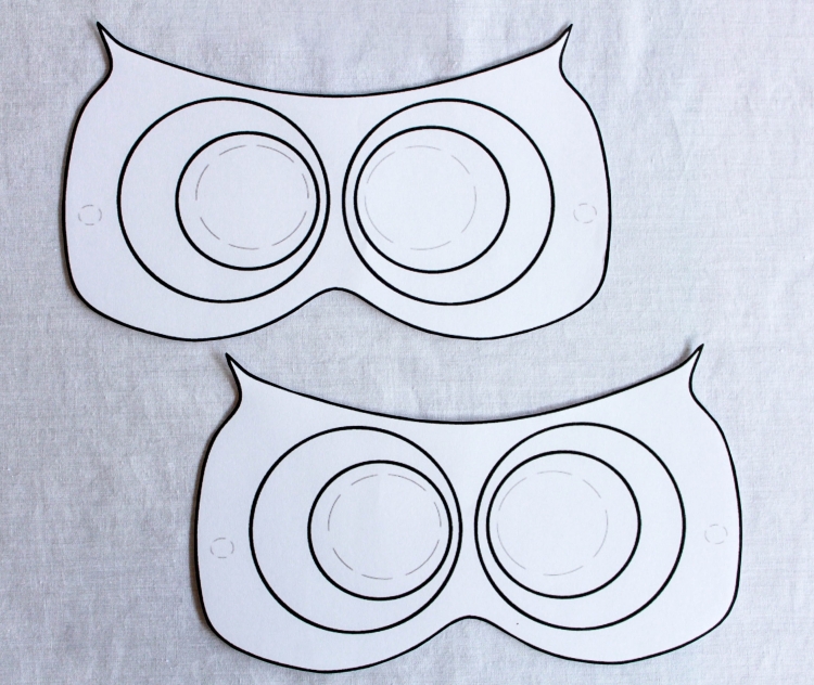 dessin-hibou-fabriquer-masque-enfant-imprimer-2-copies