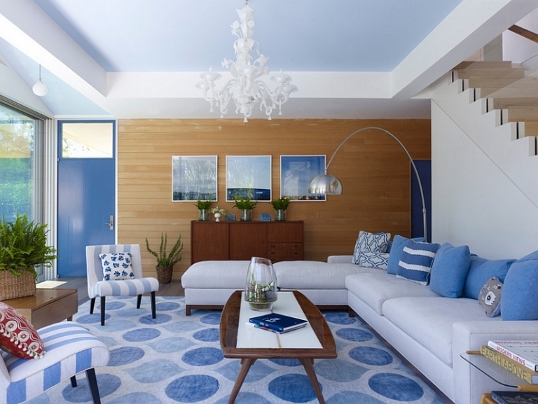 décoration-intérieur-blanc-bleu-salon-style-classique