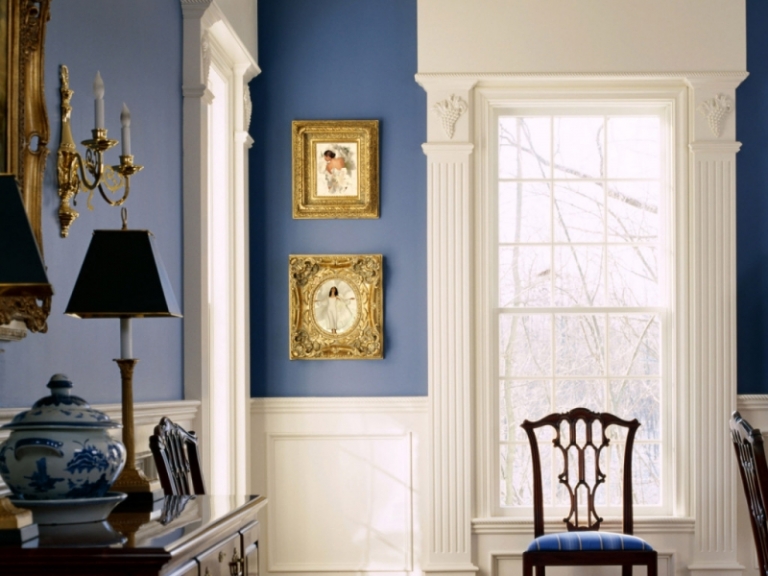 décoration-intérieur-peinture-murale-2-couleurs-bleu-blanc