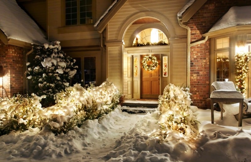  guirlande lumineuse exterieur-Noel-neige-sapin