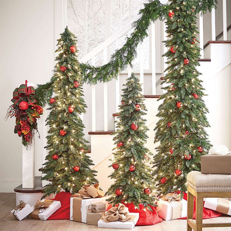 idées de décorations Noël traditionnelles style américain