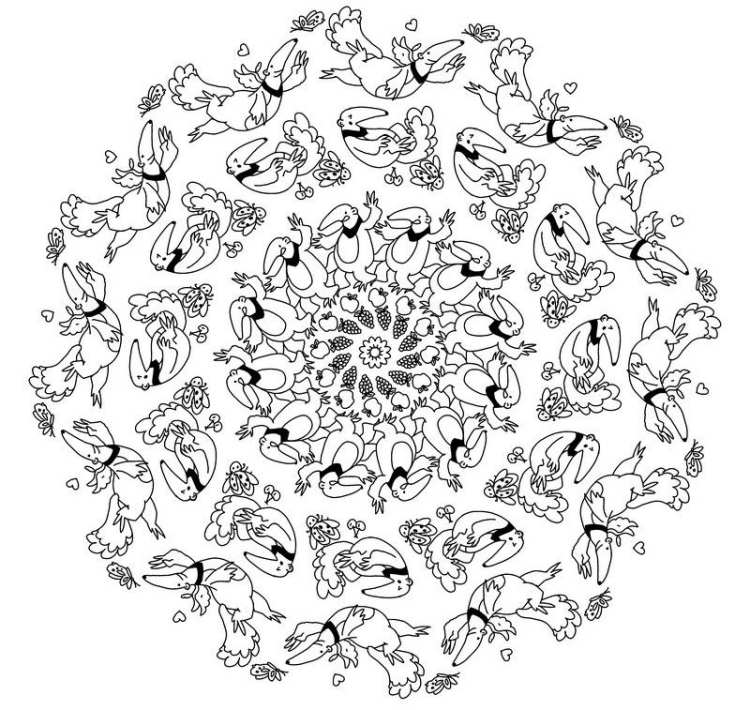 mandala enfant coloriage-dessins