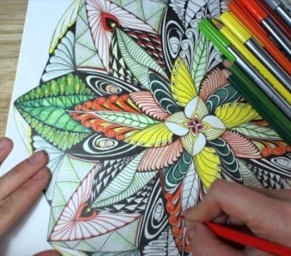 mandala-enfant-coloriage-feutre