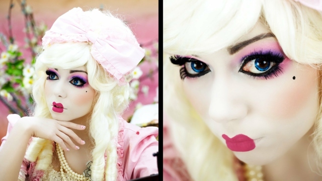 maquillage-pour-Halloween-femme-poupée-qui-fait-peur
