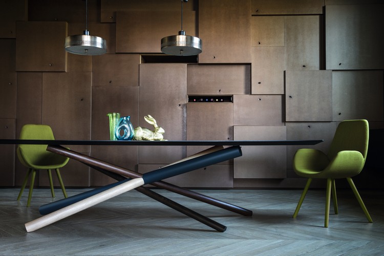 meubles-design-2015 chaises rembourées vertes Mysa Bross