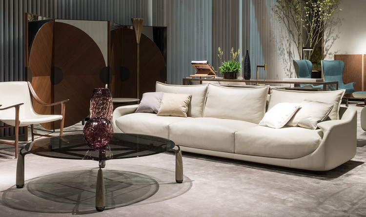 meubles-design-2015-salon canapé droit 3 places Martini Georgetti