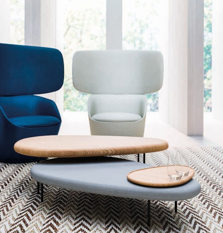 meubles design 2015 salon table basse bois métal Lily Casamania