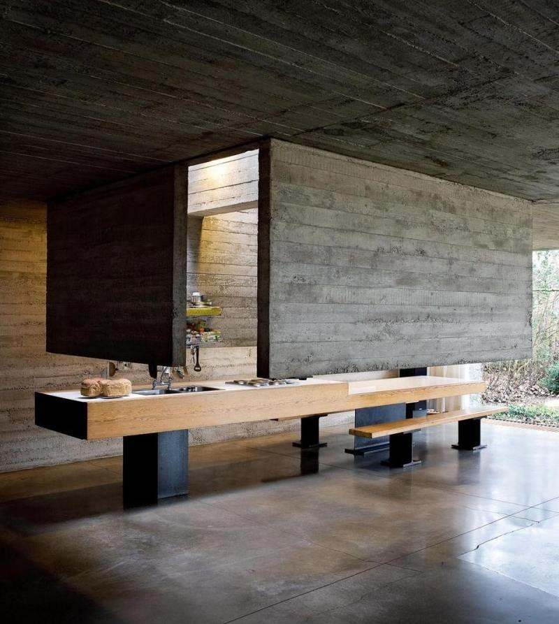 Mobilier béton,design mural et escaliers – 75 idées Escalier Carrelage désign