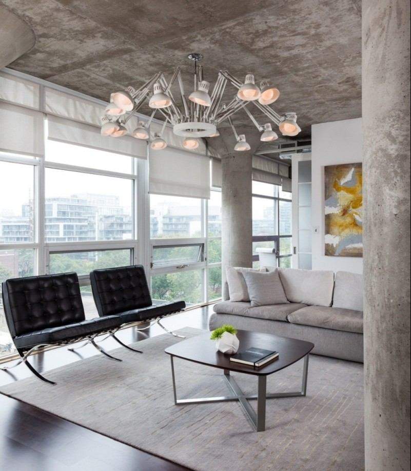 Mobilier béton,design mural et escaliers – 75 idées Escalier idées Industriel