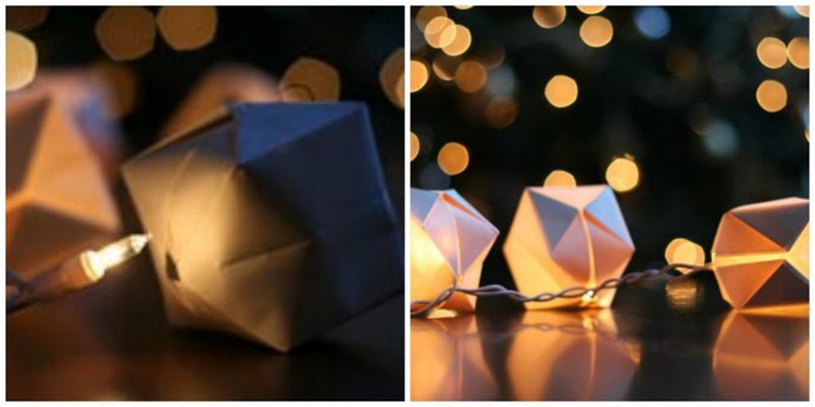 origami-Noel-déco-guirlande-lumineuse-mini-boîtes-papier-idée