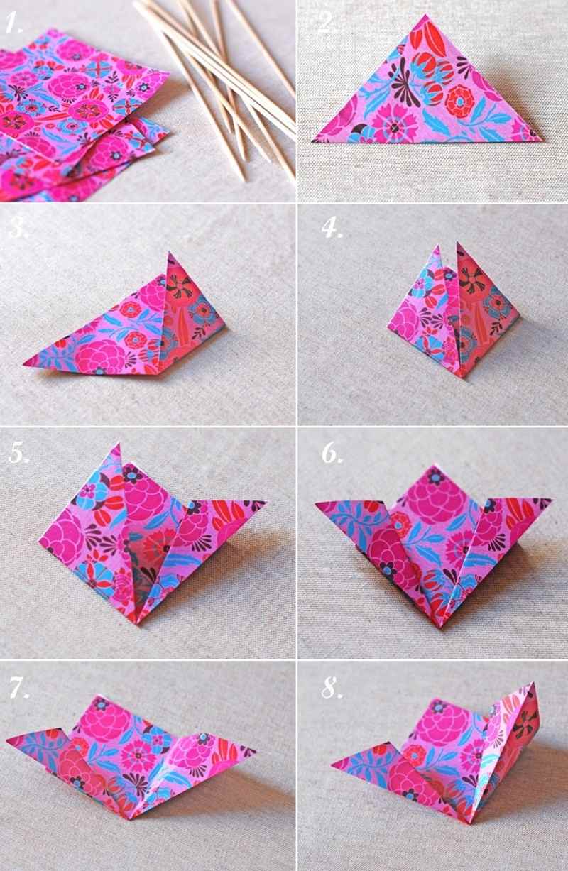 origami-facile-comment-faire-fleurs-en-papier-multicolore