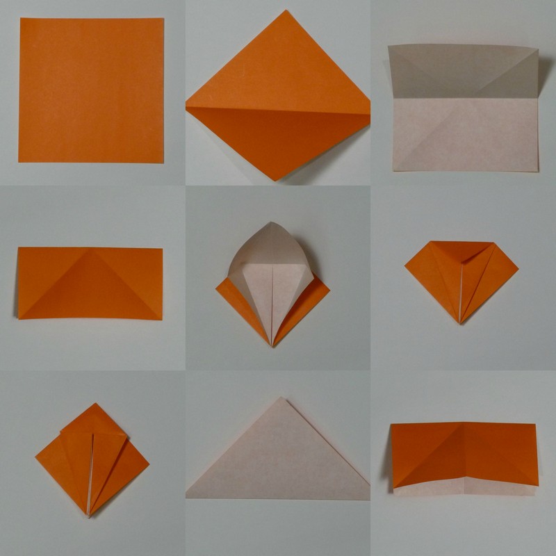 origami-facile-faire-pliage-papier-forme-étoile