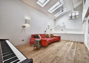 parquet flottant aspect plancher bois massif lames larges