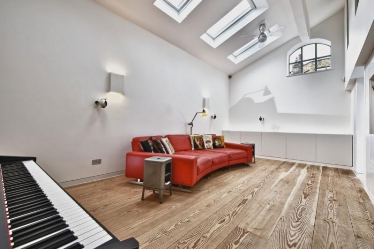 parquet flottant aspect plancher bois massif lames larges