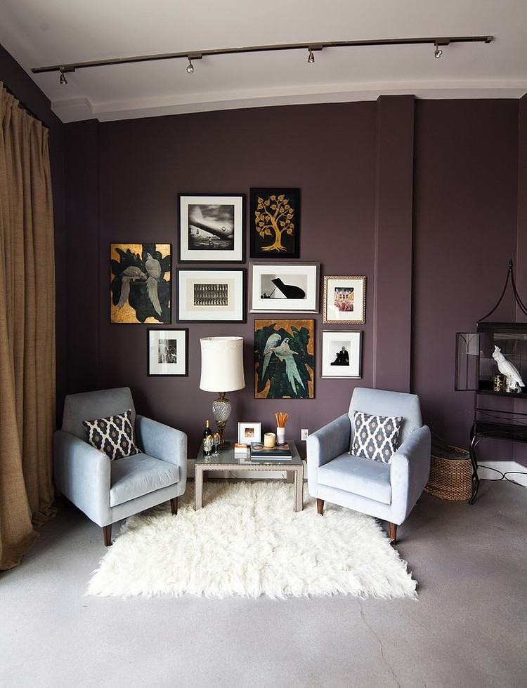 Tapis shaggy gris, beige ou blanc en 120 idées pour le salon! Meilleure emplacement de tableau dans un salon