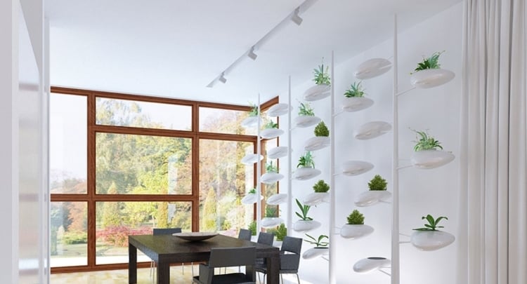 porte-pots design alternative mur végétal-intérieur