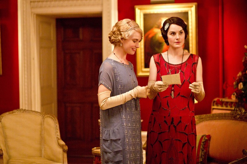 robe-charleston années 20 inspirée Downton Abbey