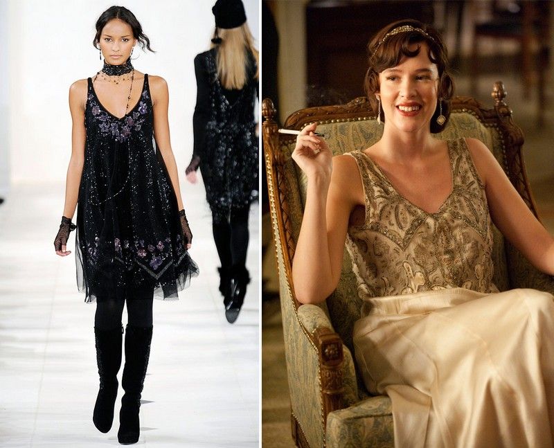 robe-charleston moderne inspirée années 20 Gatsby Magnifique