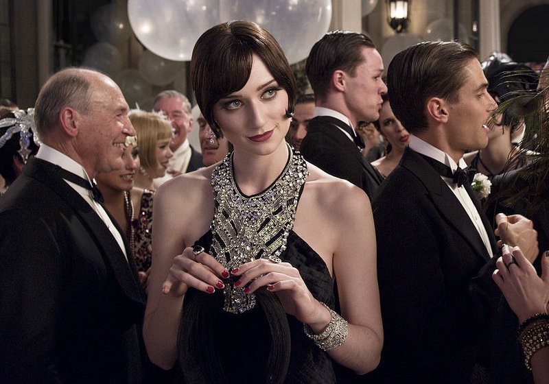 robe tour de cou décorée perles années 20 Gatsby Magnifique
