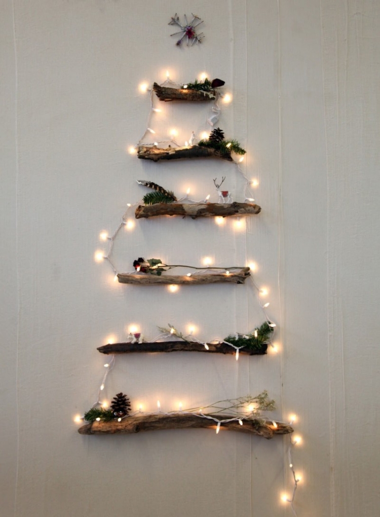 sapin de Noël original branches décoration-scandinave originale