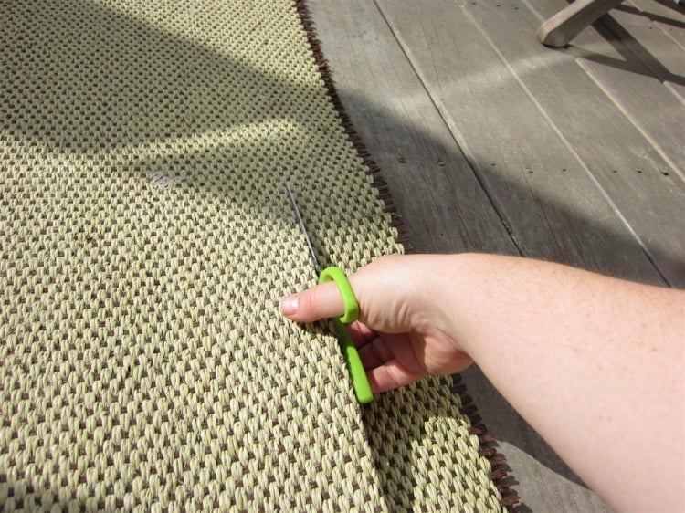 tapis au mètre fibres naturelles utilisation extérieure