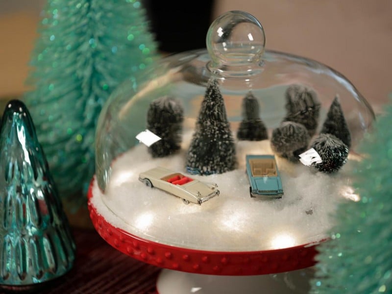 boule-neige-faite-maison-Noël-présentoir-gâteau-cloche-verre
