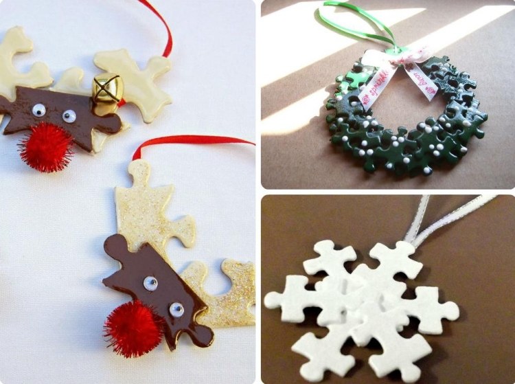 Bricolages de Noël \u2013 33 idées à réaliser à partir de matériaux recyclés