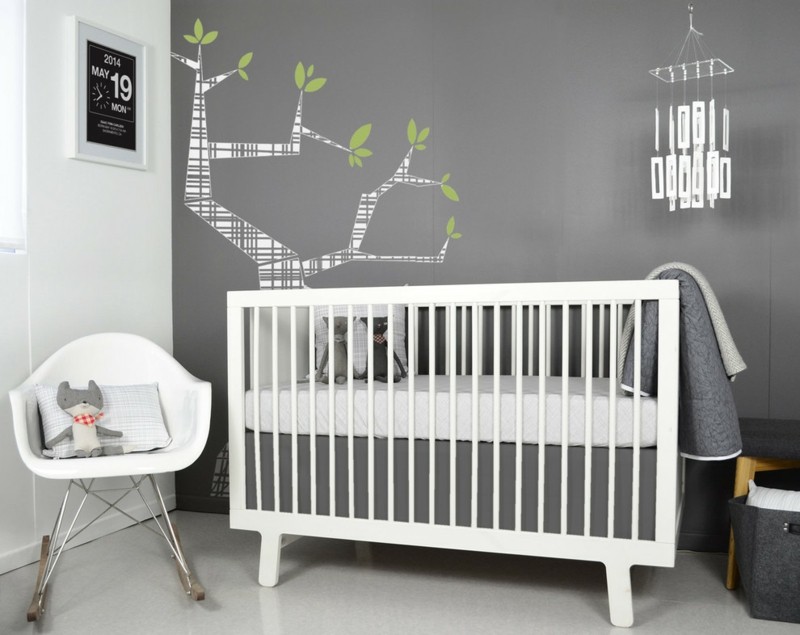 Chambre bébé blanche décorée de couleurs 50 super idées De Mixte Chambre désign bébé