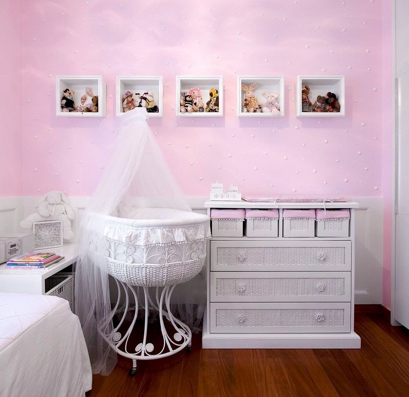 Chambre bébé fille: 50 idées de déco et aménagement! Peinture chambre enfant fille et garcon