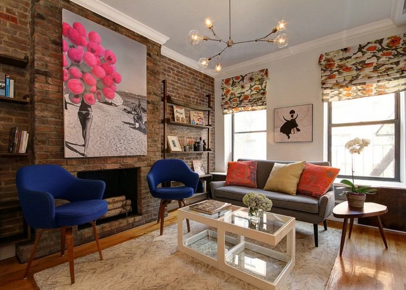 Cheminée contemporaine salon 55 idées en styles variés Brique cheminée inspiration
