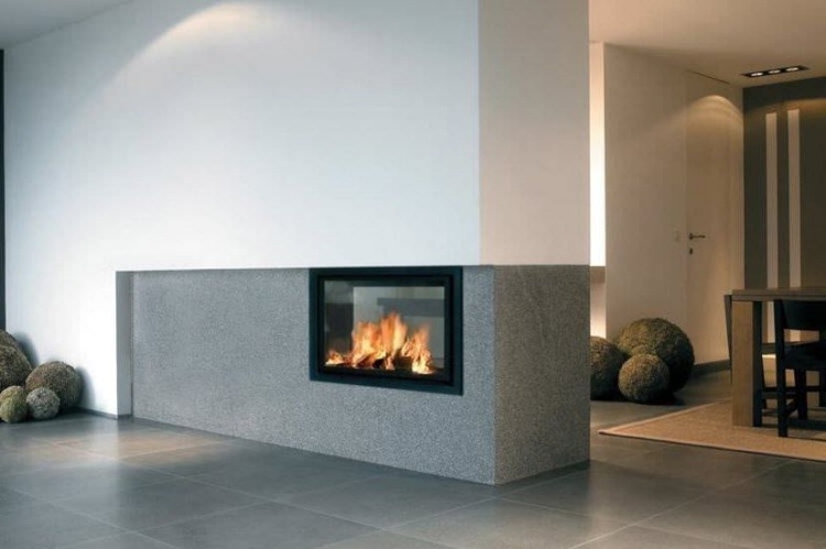 Cheminée design élégant en 48 idées exquises pour vous! Désign Couleur cheminée