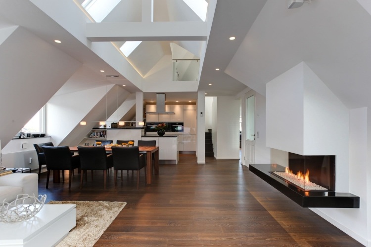 Cheminée design élégant en 48 idées exquises pour vous!
